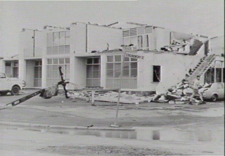 Territory Stories - Cyclone damage to flats