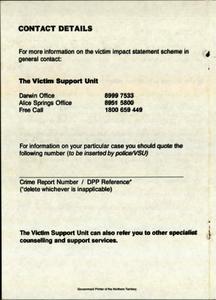 Territory Stories - Victim Impact Statements A Guide to the victim ...