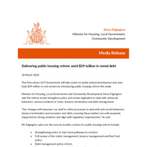 Territory Stories - Delivering public housing reform amid $39 million ...