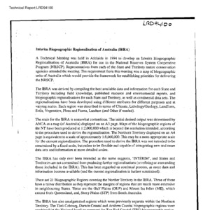 Territory Stories - Bioregions of the nt