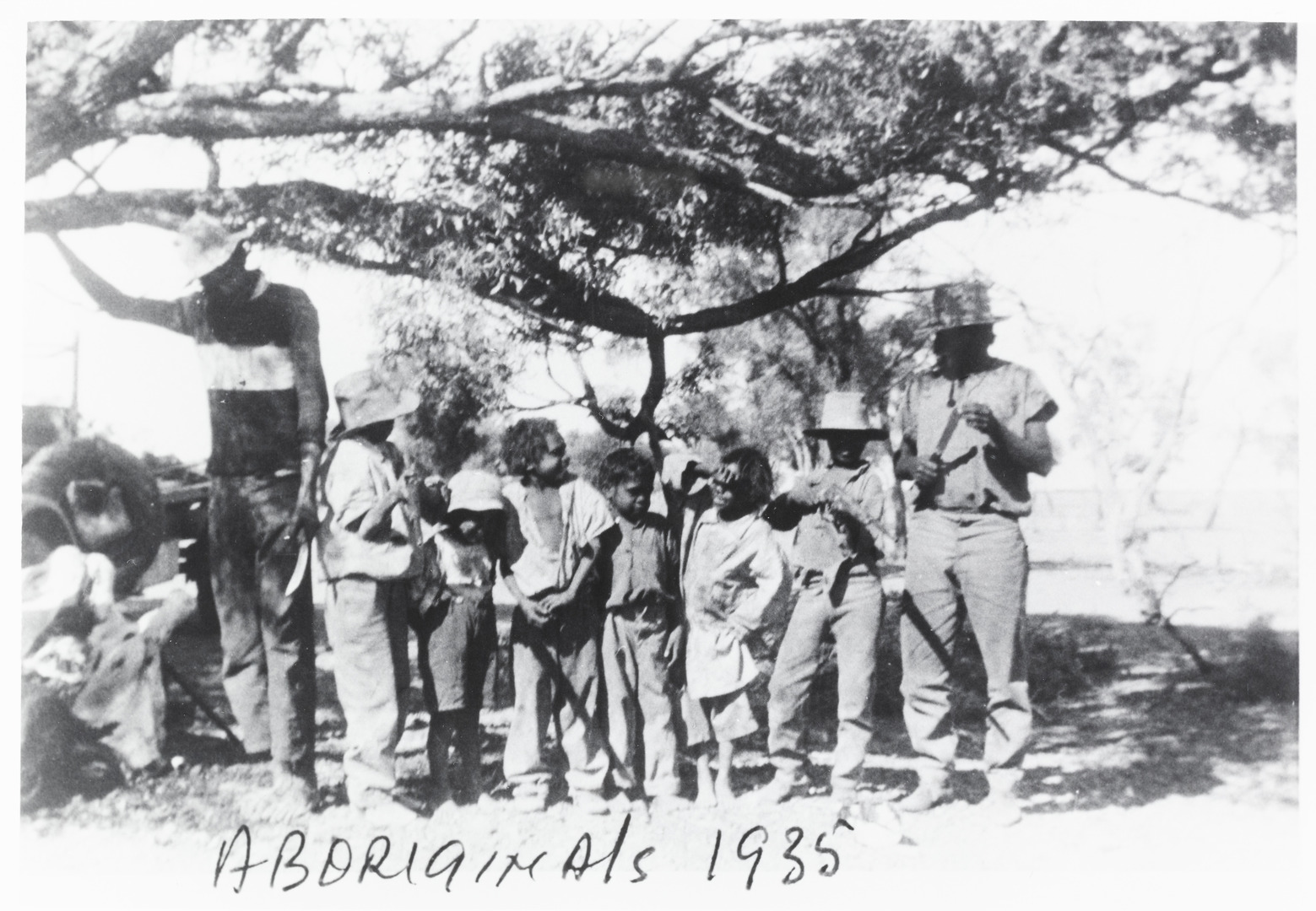 Territory Stories - Group of Indigenous men, women and children
